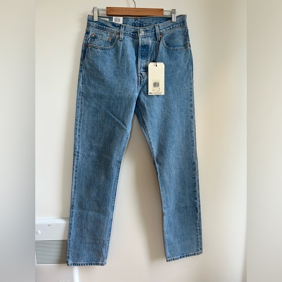 NWT Levi’s 501 Original Full Length Jean - Picture 2 of 7